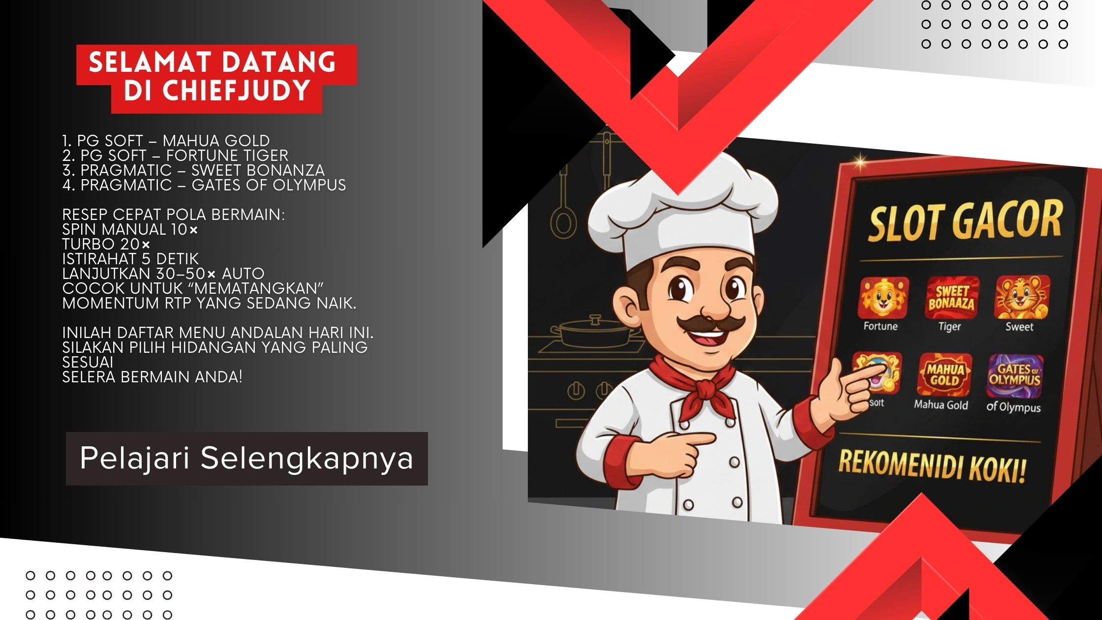 Dapur Resep Slot ala Koki Maxwin Selamat Datang di ChiefJudy